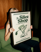The Slice Shop - Pizza Style Golf Print