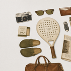 The Padel Lifestyle - Vintage Essentials Collage Print
