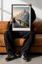 Mountain Explorer - Block Style Print